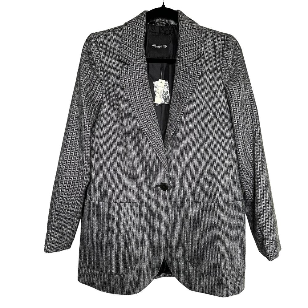 Madewell Larsen Blazer Herringbone - Picture 5 of 11